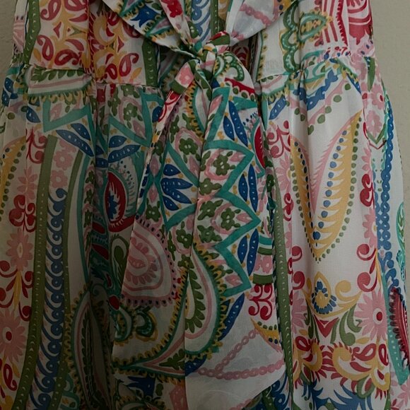 NY&Co, Petite, XS, Maxi, Paisley, Tiered Dress - Picture 5 of 8